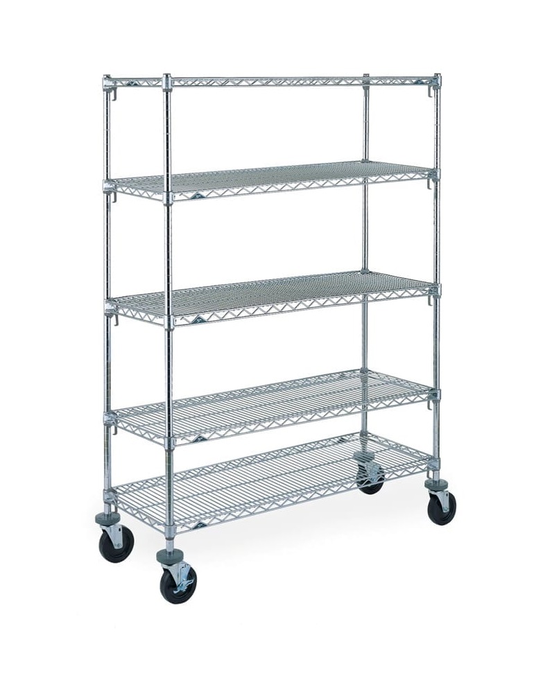 Metro™ Tablette en treillis métallique Super Erecta™, finition en acier  inox l x L : 45,7 x 183 cm (18 x 72 po) Metro™ Tablette en treillis  métallique Super Erecta™, finition en acier inox